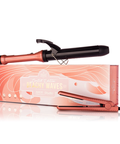 Almost Famous Beach Wave Babe Set with Curling Wand & Mini ToGo
