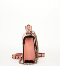 The Hollywood Leather Crossbody Bag Pale Pink