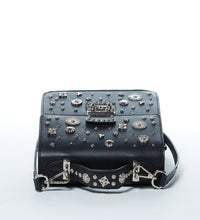 The Hollywood Backpack Purse Leather Black