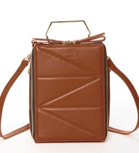 Heidi Brown Leather Backpack Purse