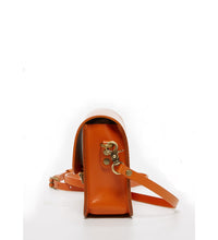 Nanah Light Brown Leather Crossbody Bag