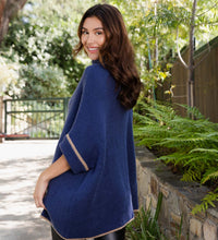 CozyCove Turtle Neck Poncho with Easy Sleeves