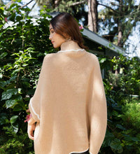 CozyCove Turtle Neck Poncho with Easy Sleeves