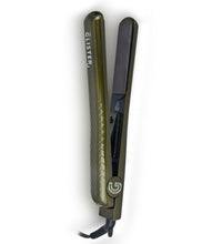 Side view of the Glister Paradise 1.25" Flat Iron with Tourmaline Gemstone Infusion