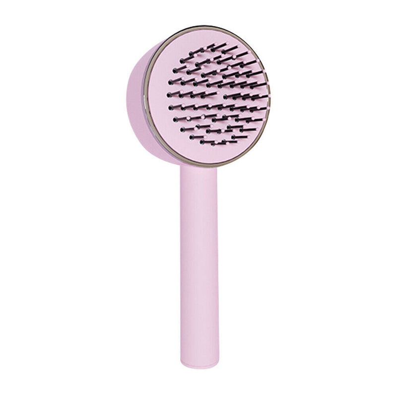 Air Cushion Massager Brush With Retractable Bristles White