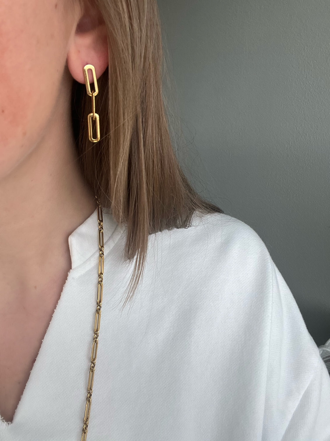 Paperclip Earrings