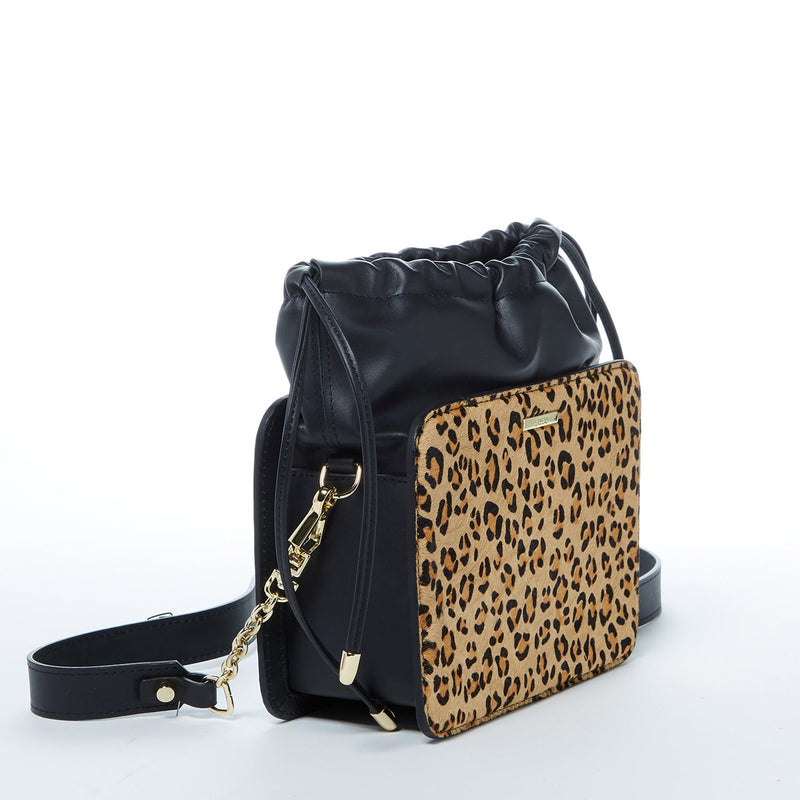 Patricia Black Leopard Leather Purse